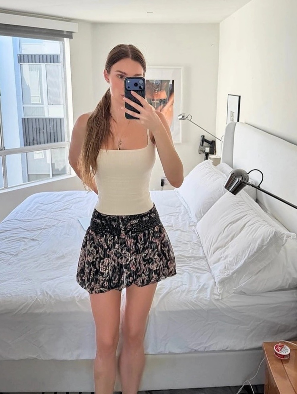 Zara Paisley High Waist Patterned Skirt Small NWT